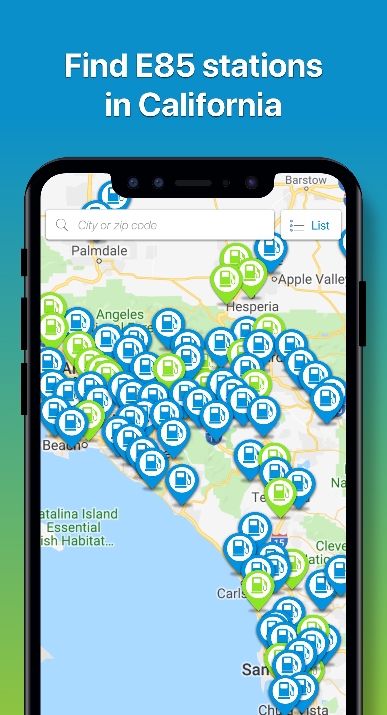 E85 Gas app for android and IOS